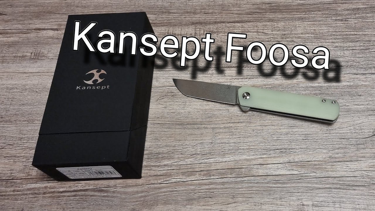 Kansept Foosa Natural G10 Taschenmesser | Rolf Helbig Design