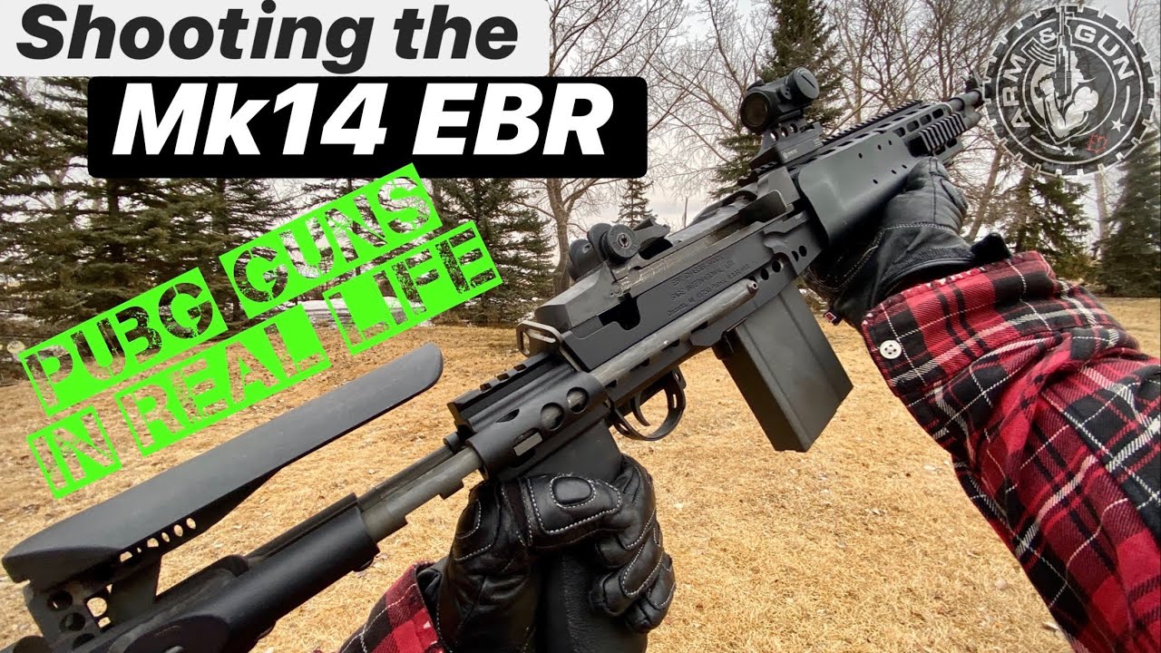 Shooting the Mk14 EBR | PUBG Guns in Real Life