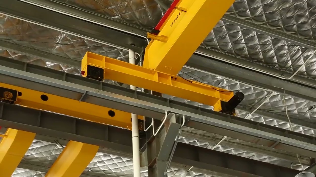 Single Girder Overhead Crane 5 Ton for Low Headroom Workshop & Factory, Top Running Crane for Sale
