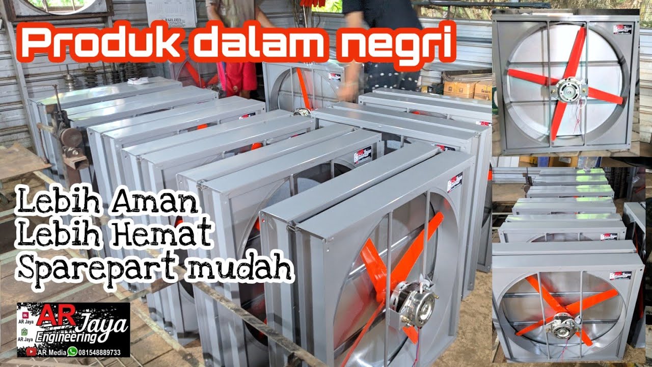 Blower produk dalam negri blower kandang ayam blower 28inch dan 50inch kandang close house terbaik