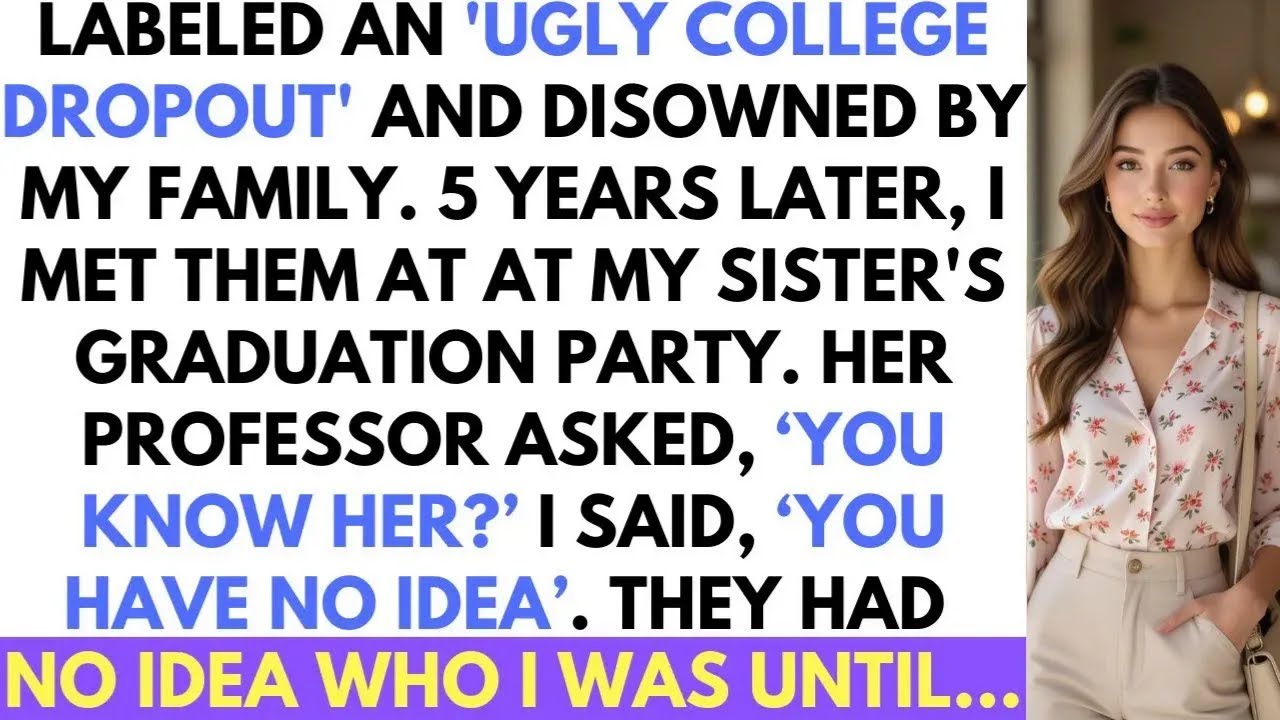 Family Called Me  Ugly College Dropout  And Cut Me Off  Until I Appeared At Sister s Graduation