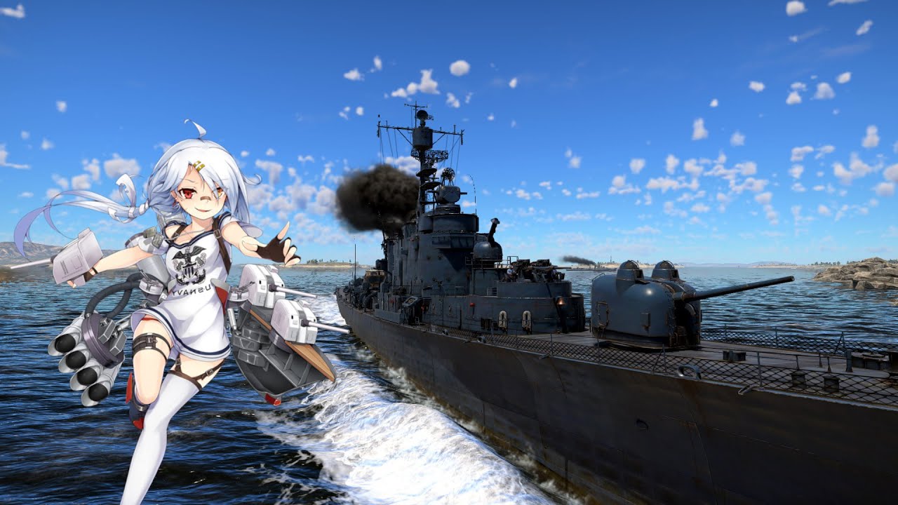 Cute and dangerous - USS Mitscher | War Thunder Naval
