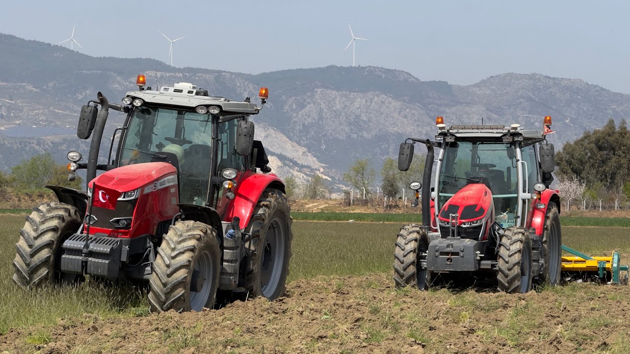 Massey Ferguson 5s115 7716s Dyna6 | Yurdusar 3,5metre rotovatör Gms 5li14lü dönerli pulluk