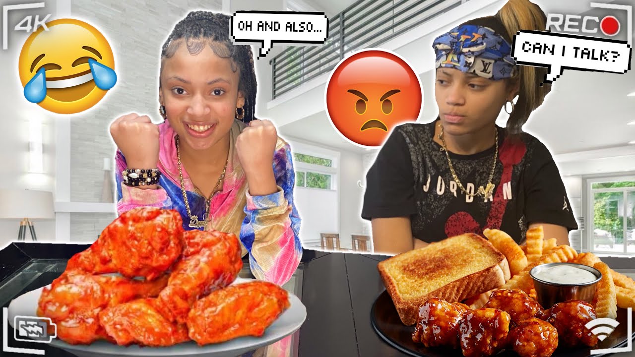 TAKLING OVER MY SISTER EVERY TIME SHE TALKS FOR THE ENTIRE VIDEO PRANK!!!