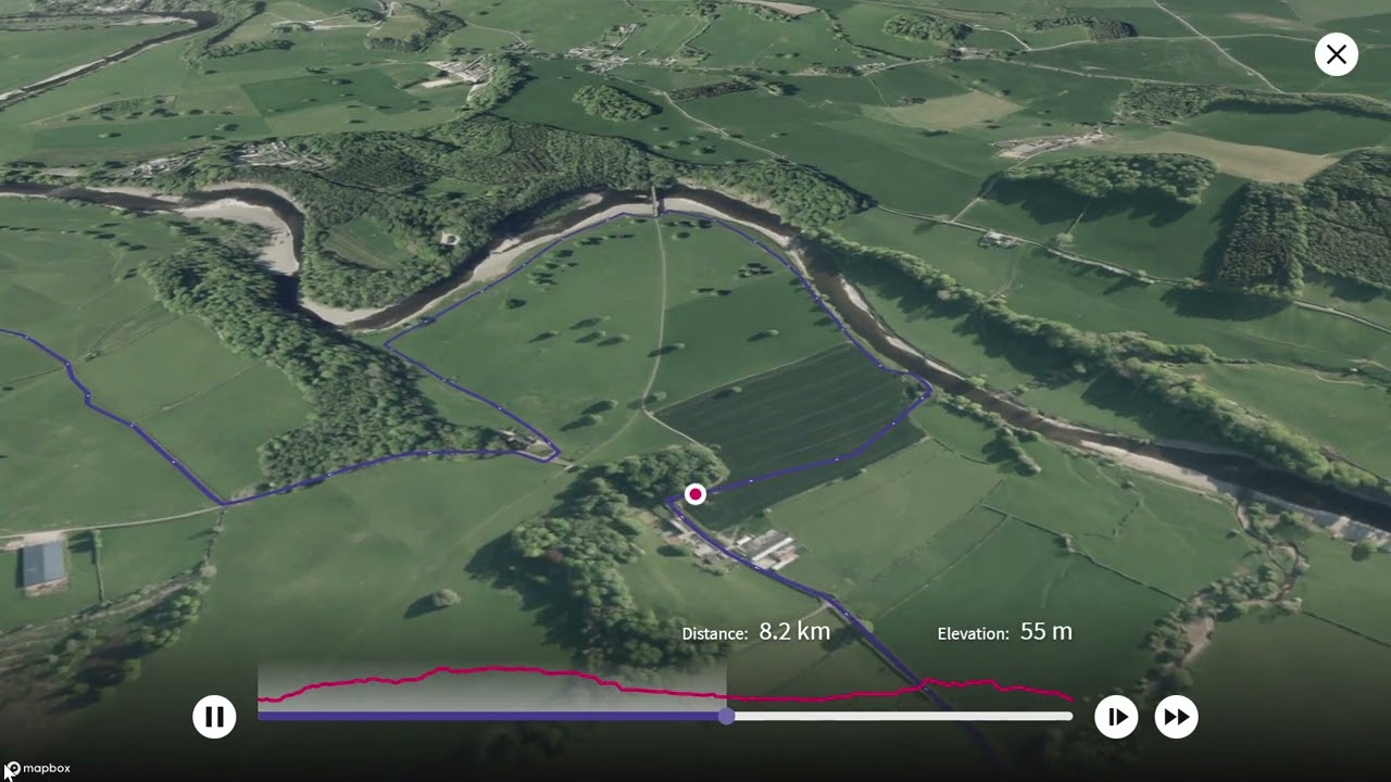 BFG Devils Bridge to Casterton and Barbon flythrough