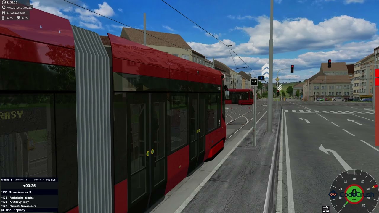 Simt Simulator lina 1 Střelná Hora-Koprasy-Střelná Hora