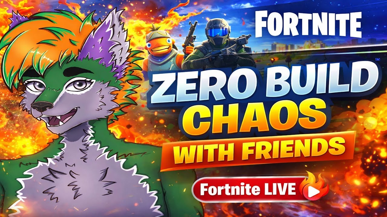 Zero Build Chaos With Friends 🔥 | Fortnite LIVE