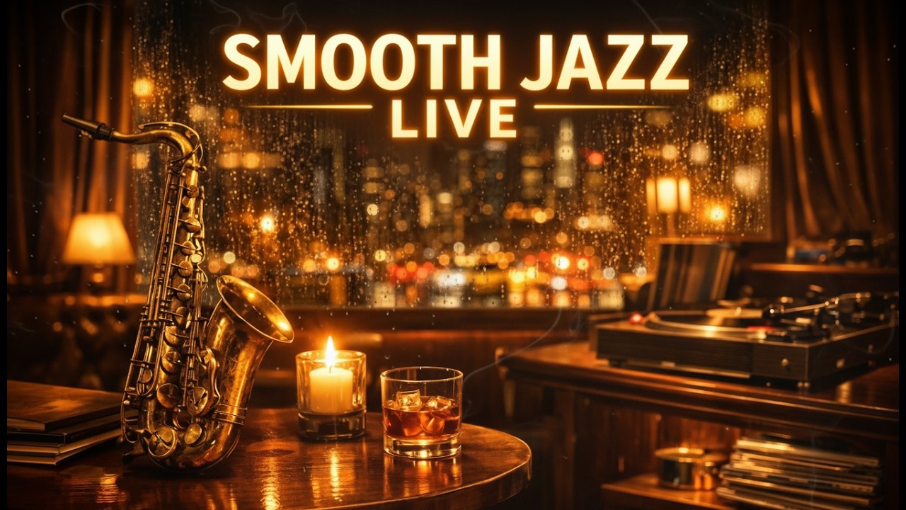 Cozy Lounge Smooth Jazz Live ☕ Relaxing Jazz Radio for Work, Study & Coffee Shop Vibes