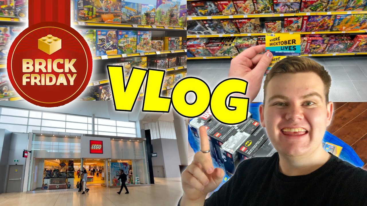 LEGO Black Friday 2022 Shopping VLOG! 🛒 the LEGO Store, Walmart & Toys R Us