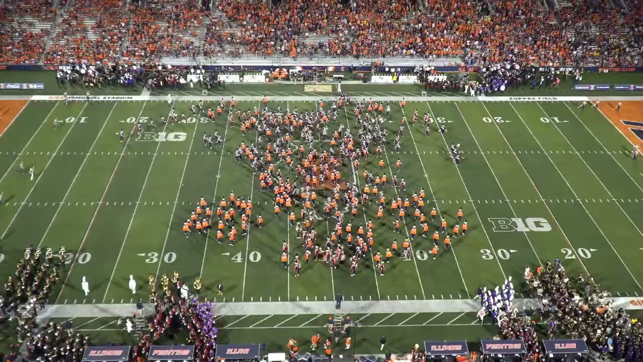 Marching Illini Halftime: Bohemian Rhapsody & Band Day | ILLINOIS vs Western Michigan 09.13.2025