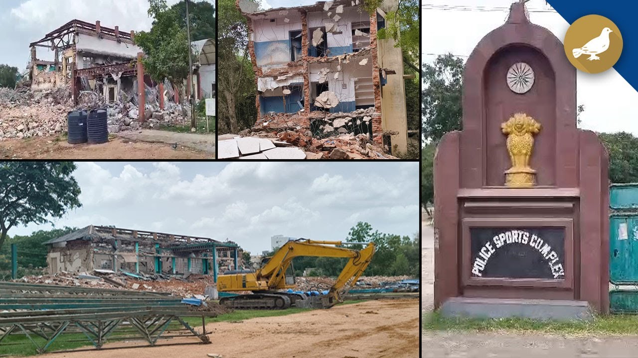 Goshamahal Police stadium demolition for New Building of Osmania