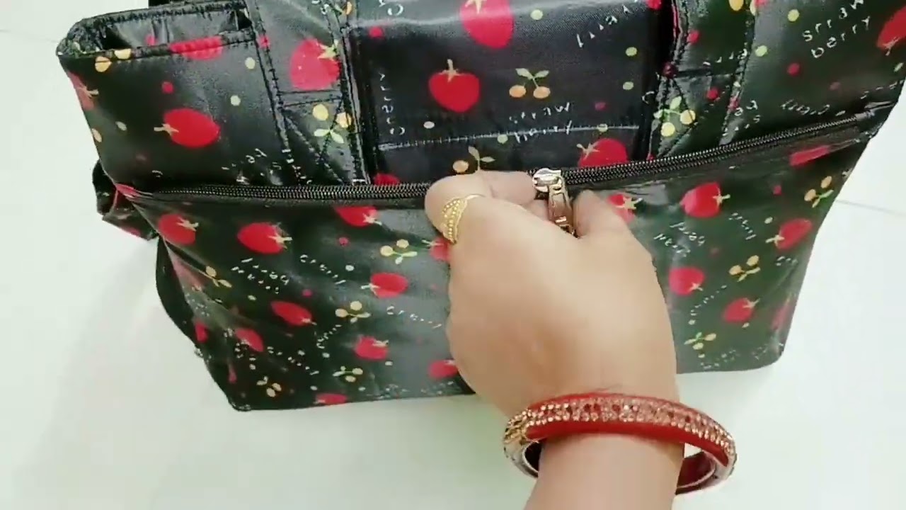 Designer Handbag, Shoulder Bag With Multi Pockets By Anamika Mishra...