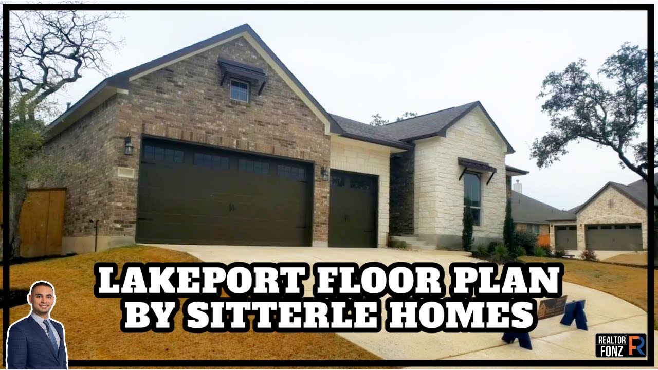 Lakeport floor pan by Sitterle Homes at Mayfield Ranch