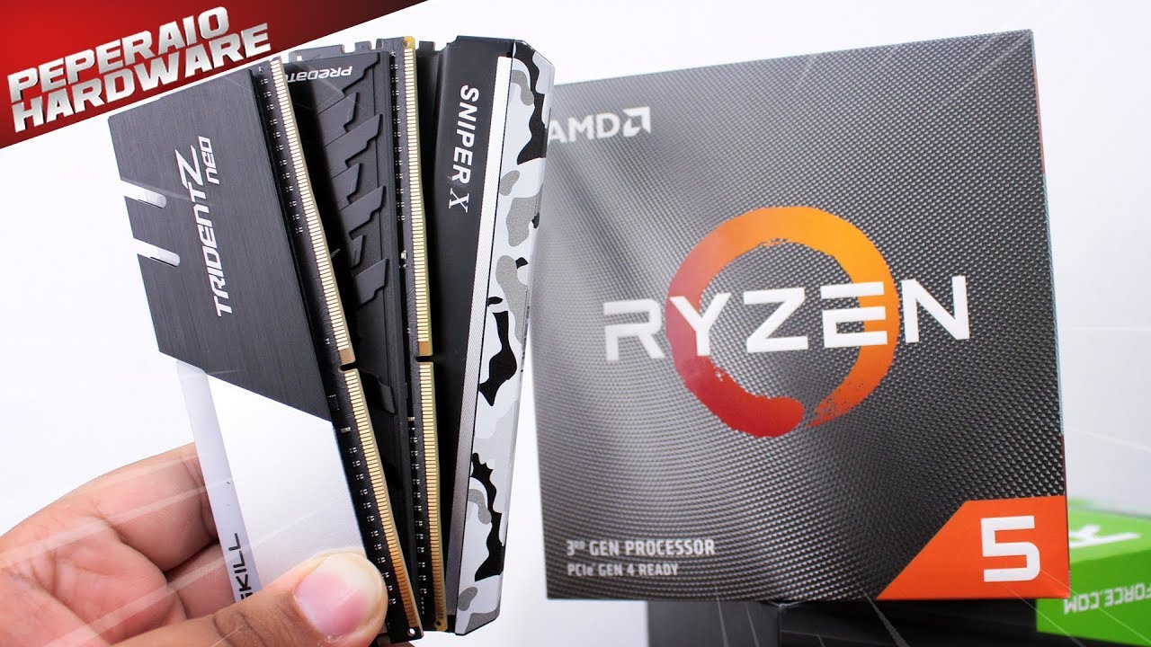 A Memória RAM ideal para RYZEN - 20 Testes em Jogos e Produtividade 2400, 3000, 3200, 3400, 3600 Mhz