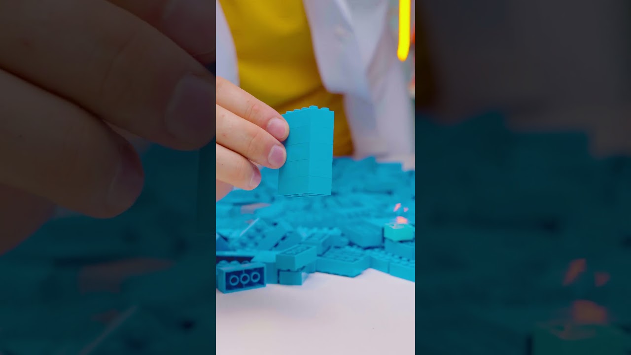 ЭФФЕКТ ДВОЙНОГО ЛЕГО ДОМИНО @zackdfilms #lego #лего
