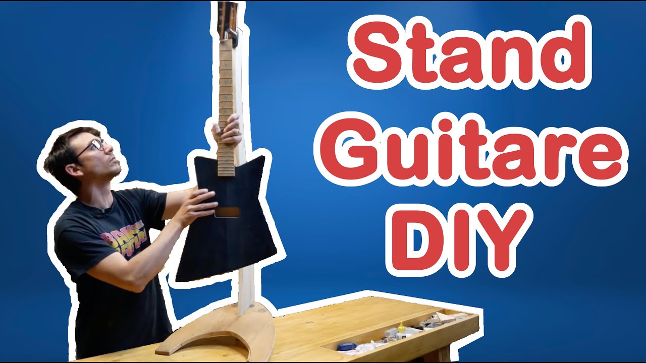 Comment construire un stand de guitare facilement et qui a la classe !