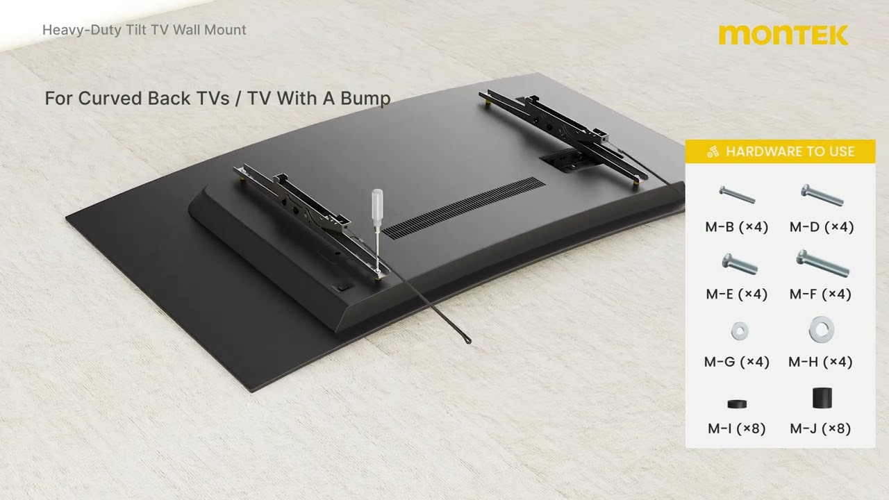 monTEK TV Wall Mount Installation Guide——TM1007W-LT