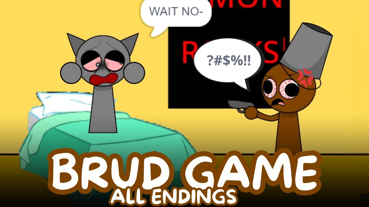 NEW Sprunki Game Brud [NEW UPDATE] - Sprunki Brud gets a snack at 12:00 AM [ALL ENDINGS 12]