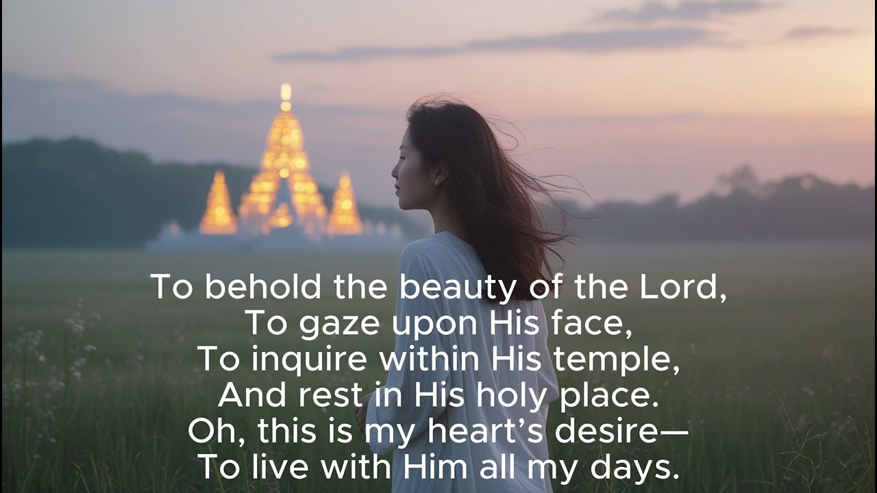 God, One Thing I Desire | Worship Song Psalm 27:4 | Seeking Intimacy with the Lord