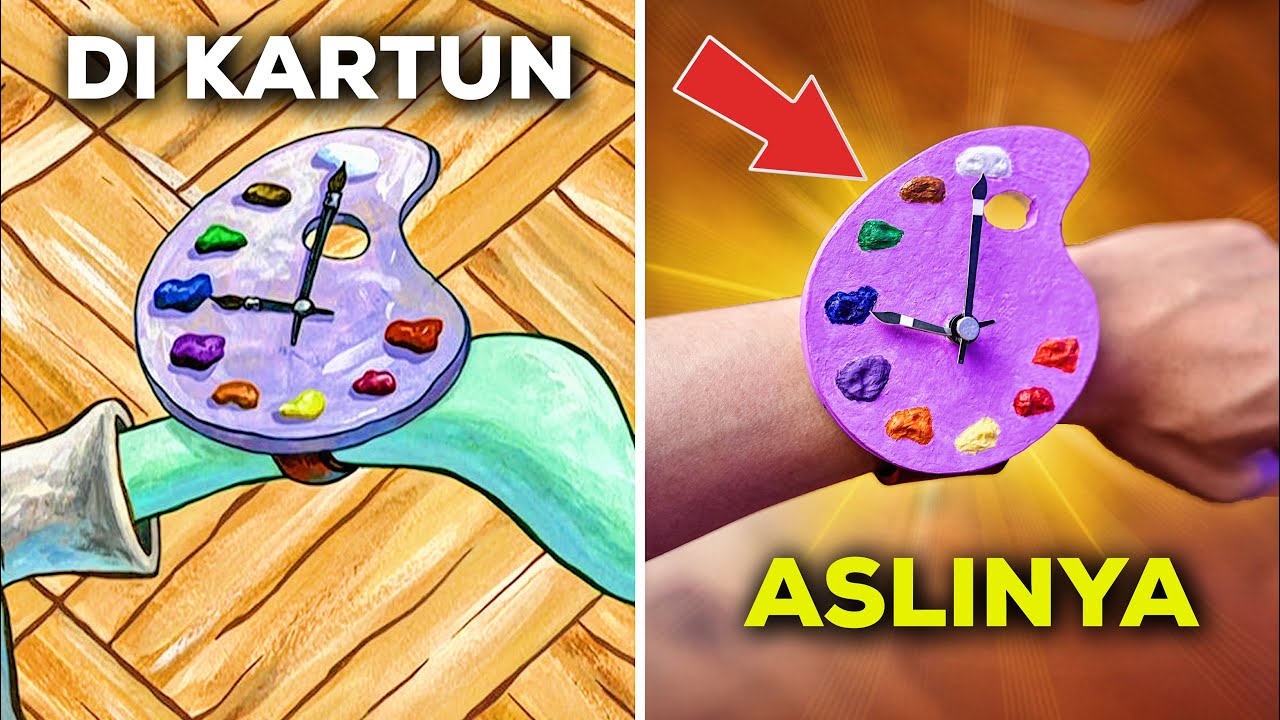 GUE BIKIN SEMUA JAM ANEH YANG ADA DI SPONGEBOB DAN HASILNYA... MINDBLOWING 🤯