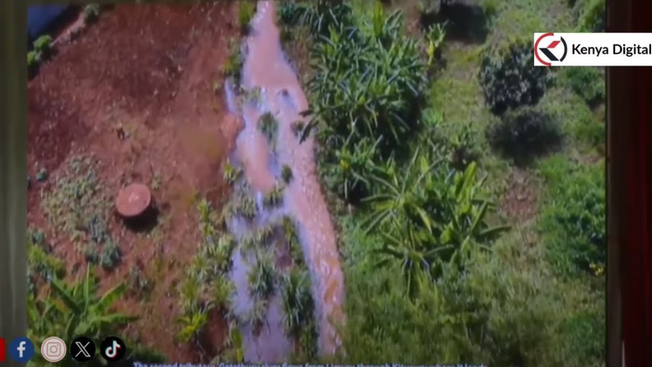 Watch the Amazing Aerial View of Nairobi River that Caught DP Gachagua's Attention!