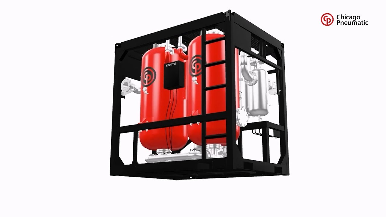 Webinar de lançamento: secadores de ar por adsorção portáteis da Chicago Pneumatic