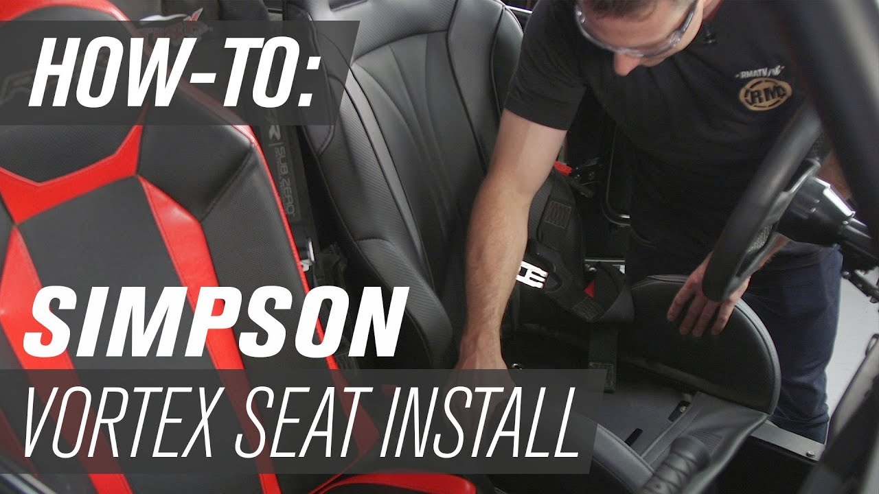 Simpson Vortex UTV Seats | Polaris RZR Seat Install