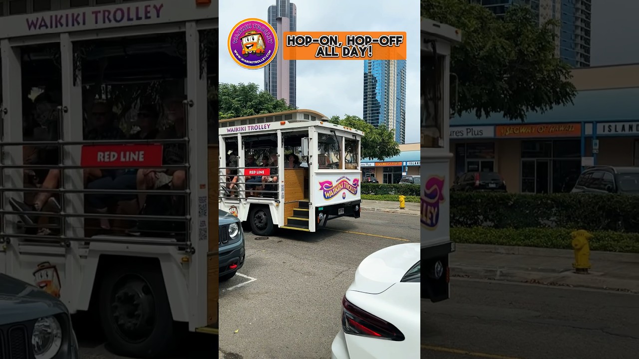 Waikiki Trolley: Hop-On / Hop-Off all day! #WaikikiTrolley #hawaii #travel
