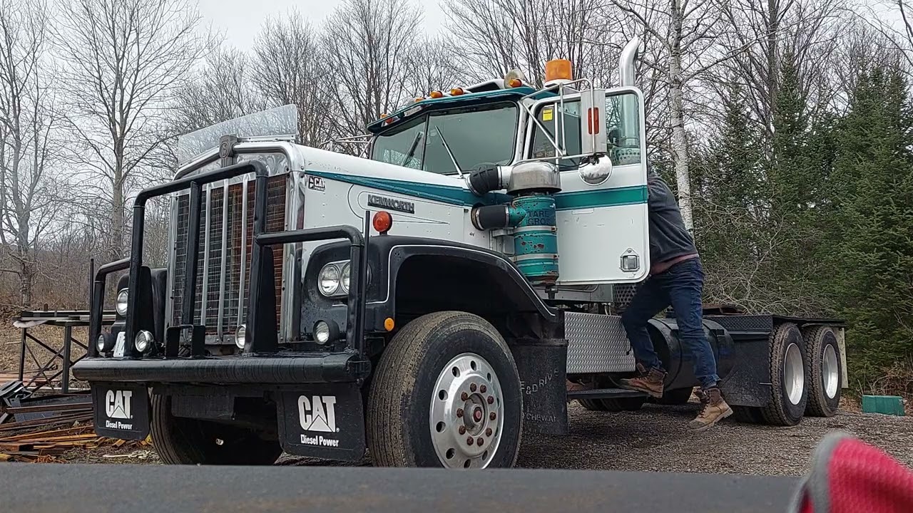 1977 Kenworth 3406a Cat cold start