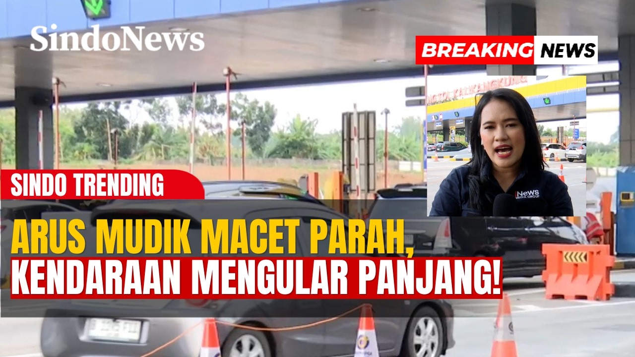 MACET PARAH! Antrean Panjang di Tol Pejagan Saat Puncak Mudik | Breaking News | 19/03