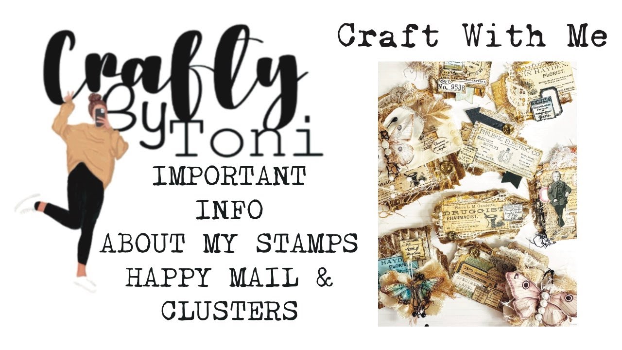 #craftwithme …IMPORTANT INFO !! HAPPY MAIL & CLUSTERS …#junkjournalideas #junkjournalclusters