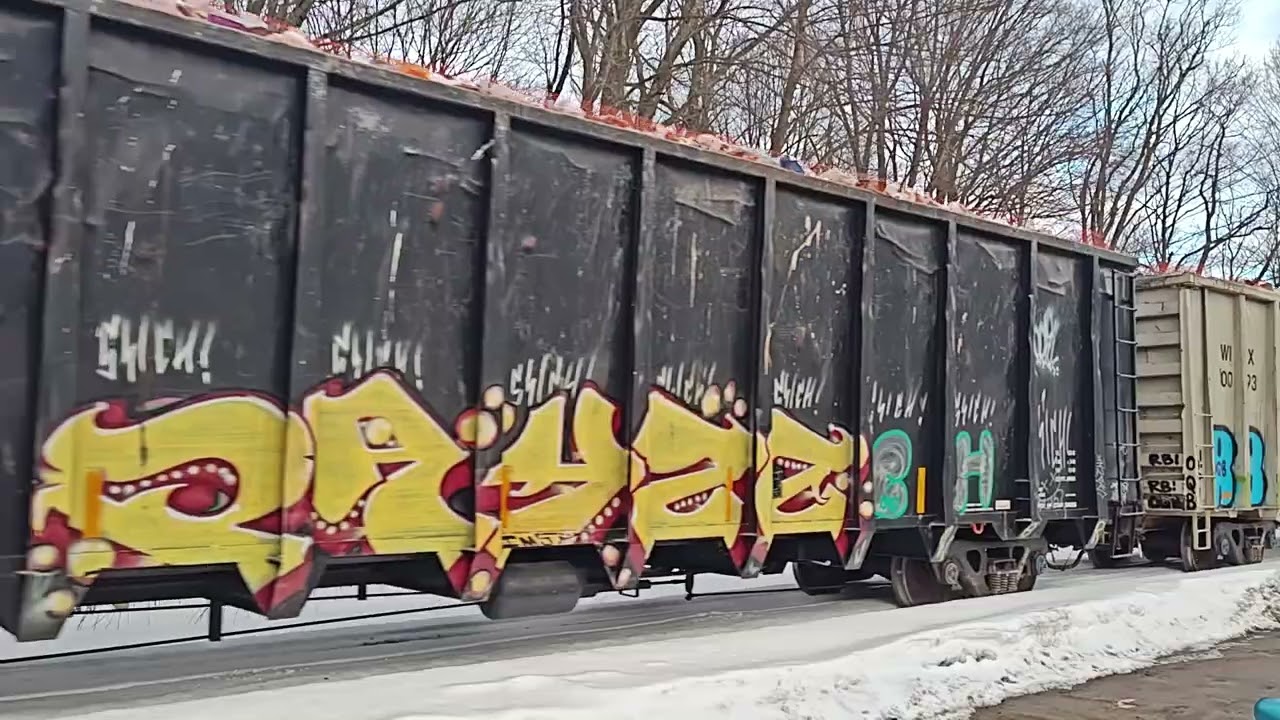 CSX Local Freight Train Berlin MA