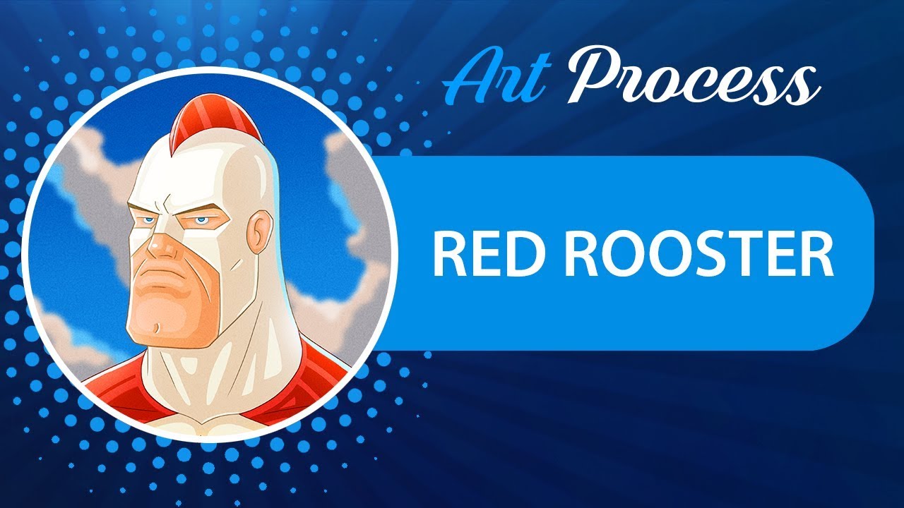 Art Process: Red Rooster