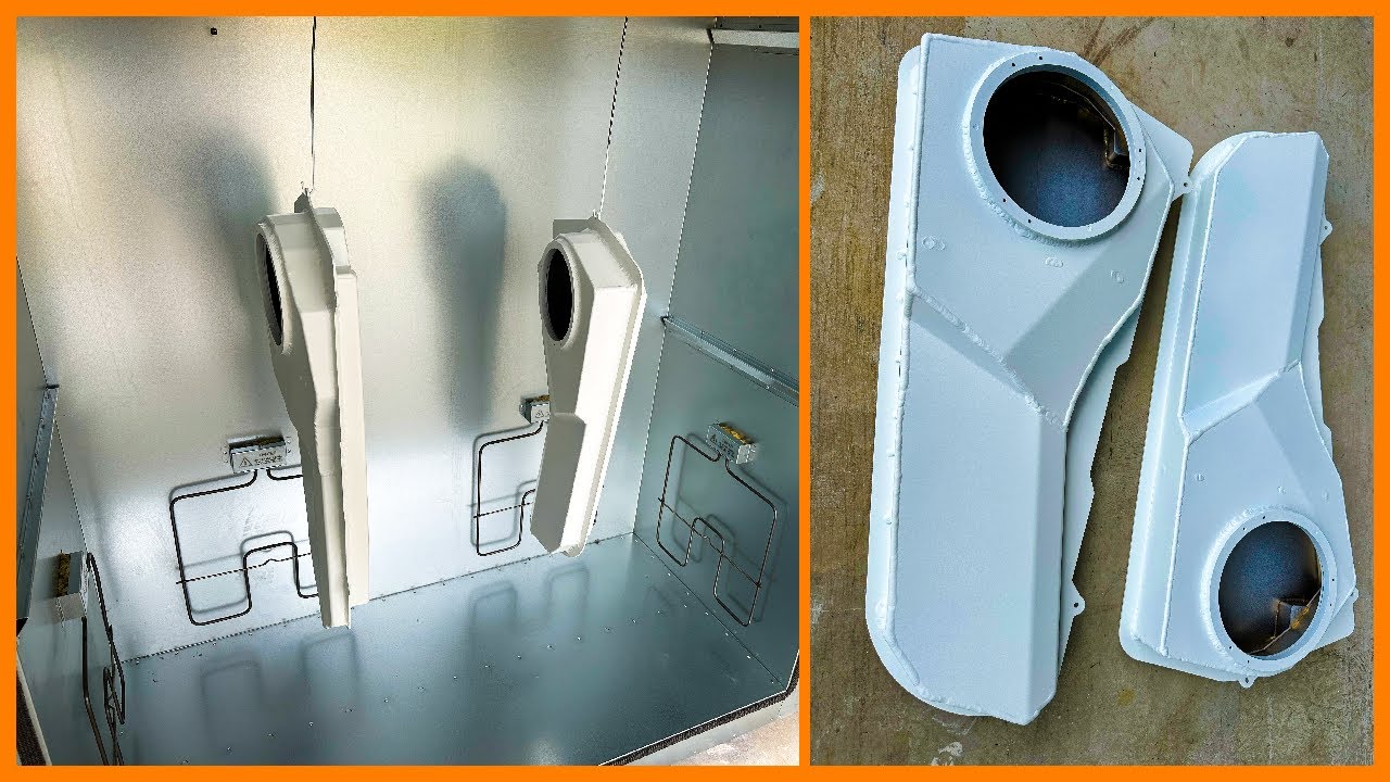 How to build diy powder coat oven, including first test.