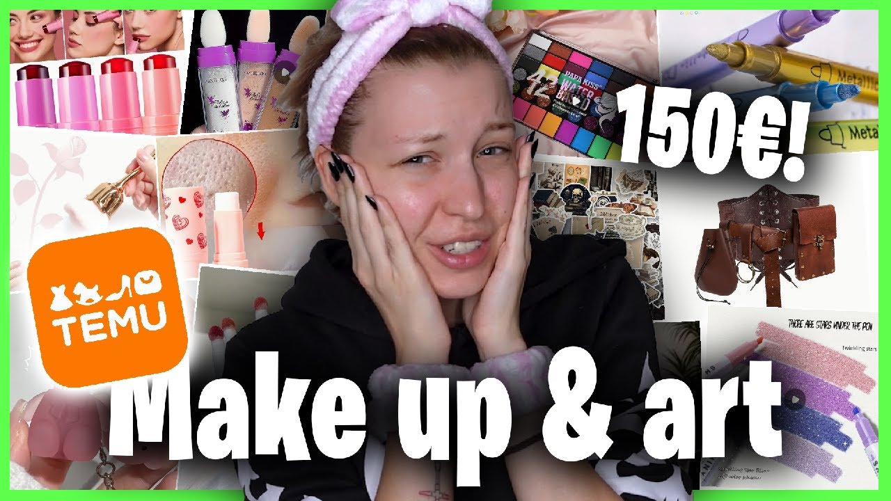 MAKE UP in ART izdelki na TEMU!? | Kaya Solo