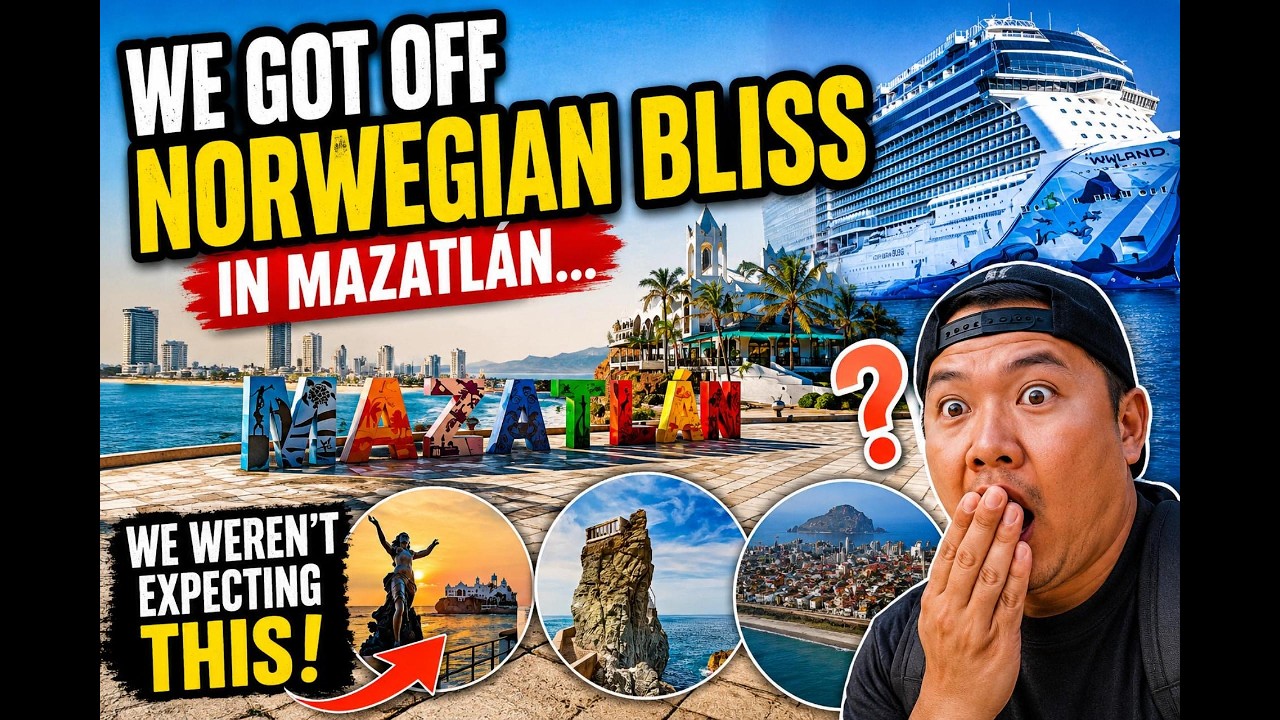 Путеводитель по круизному порту Масатлан ​​2025 — Norwegian Bliss Day 5 Vlog