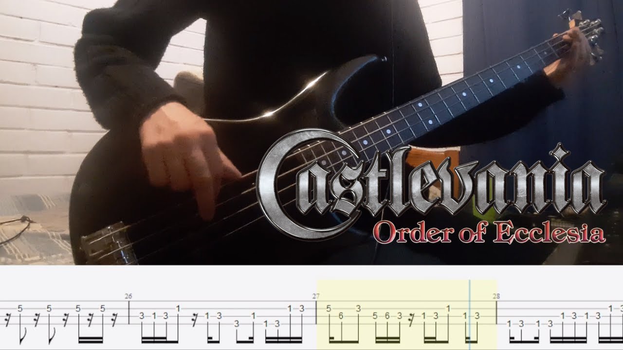 Castlevania: Order of Eclessia - Jaws of a Scorched Earth || Bass Cover (w/Tabs)