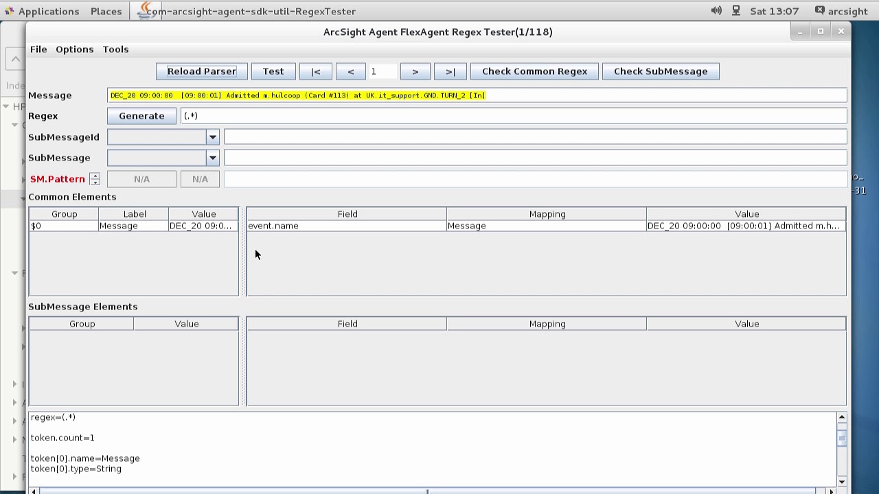 ArcSight FlexConnector workshop - part 3