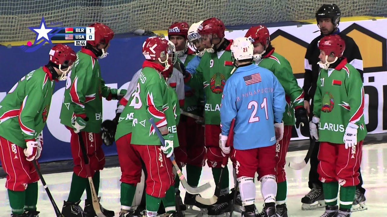 USA Bandy VS Belarus 2016 Bandy VM