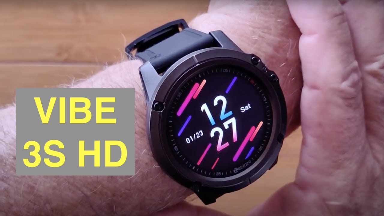 ZEBLAZE VIBE 3S HD 1.3 Inch 360*360 Screen 25 Day Standby BT 5.0 IP67 Smartwatch: Unbox & 1st Look