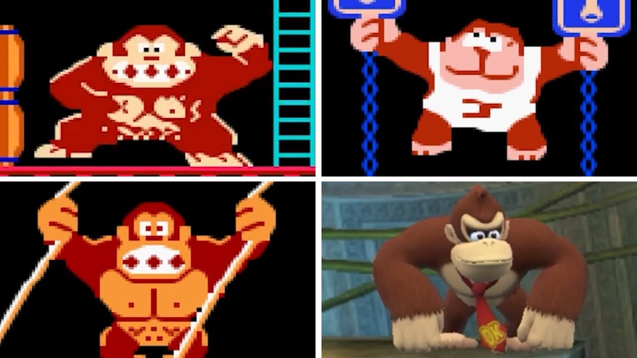 Evolution of - Donkey Kong Minigames in WarioWare Games