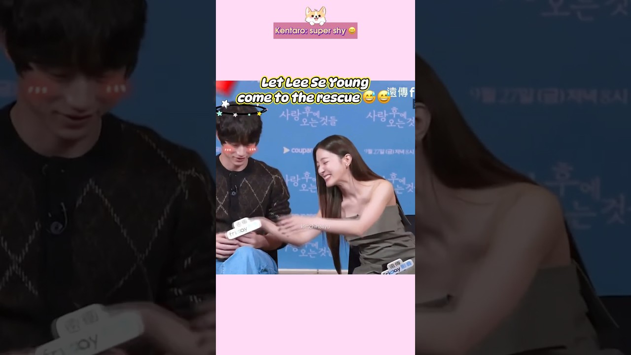 😅 Kentaro: super shy &hellip; with Lee Se Young #kentaro #leeseyoung #whatcomesafterlove