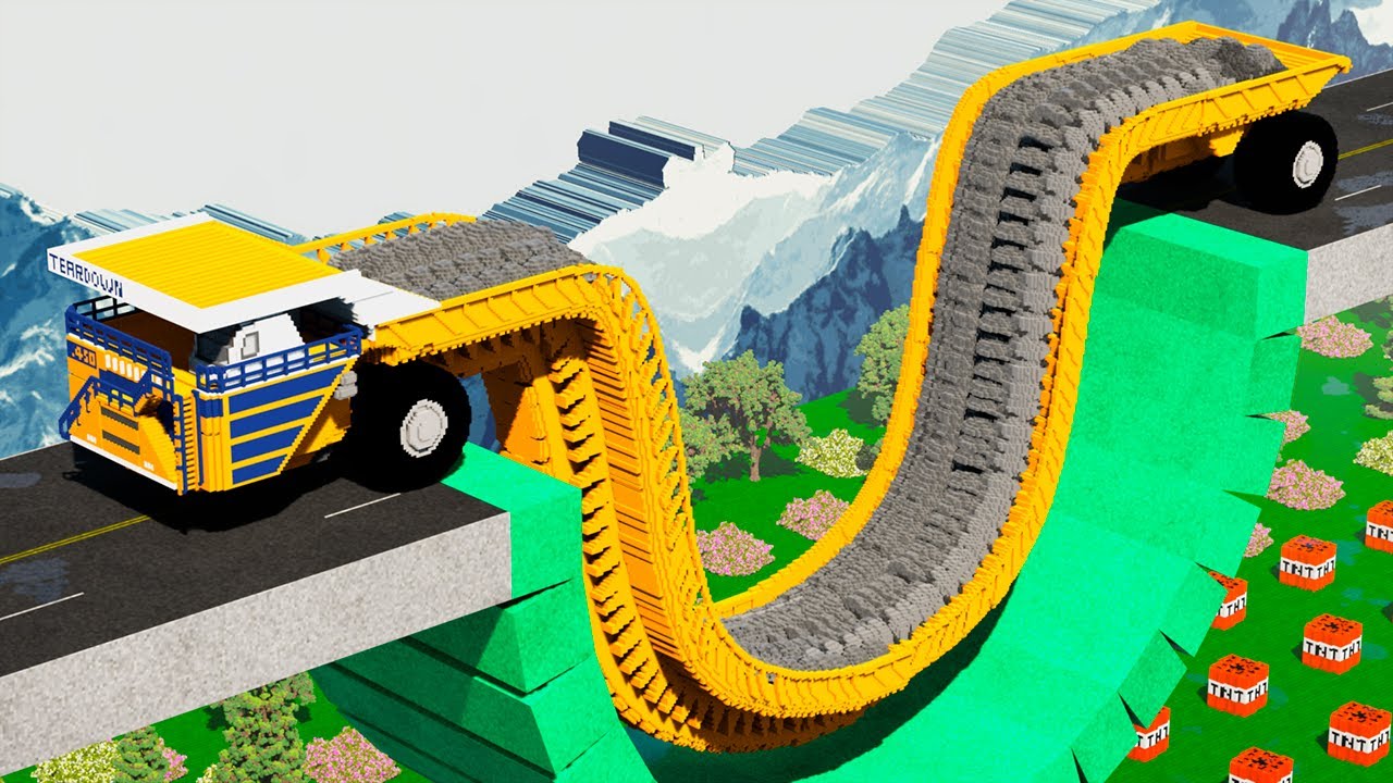 LONG CARS Passing Increasing REVERSE SPEED BUMPS | Teardown