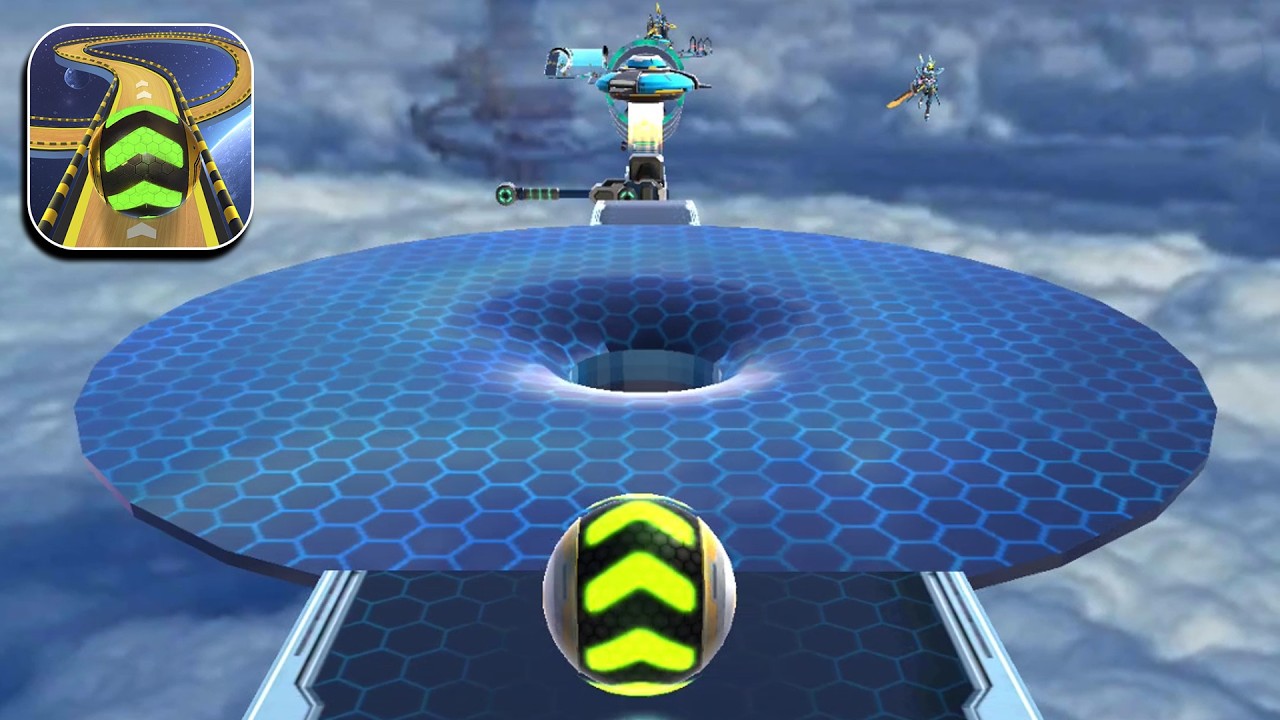 Space Rolling Balls Race Gameplay Speedrun Level 551