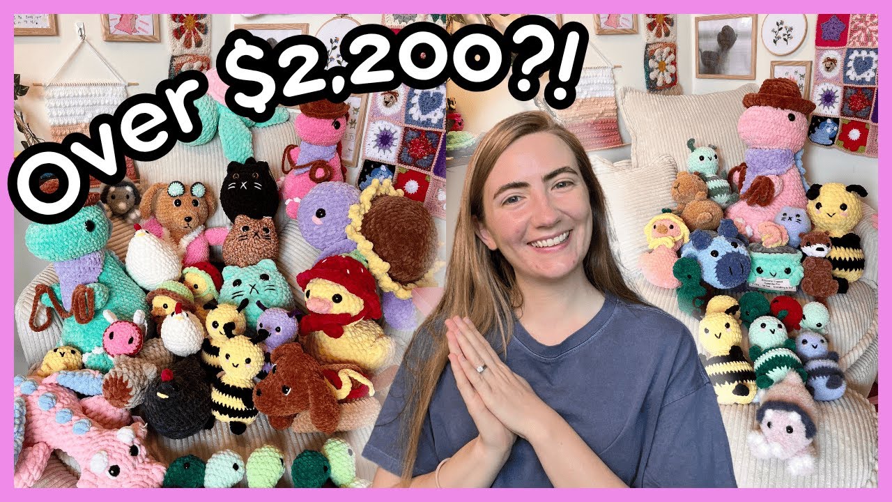 HUGE Crochet Market Recap! ✨ How Much $$ I Made & Everything that SOLD 💕 2-in-1 Market Results Vlog