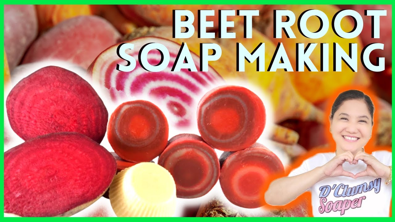 SOAP MAKING HACKS: How to make homemade BEET ROOT SOAP | D' Clumsy Soaper