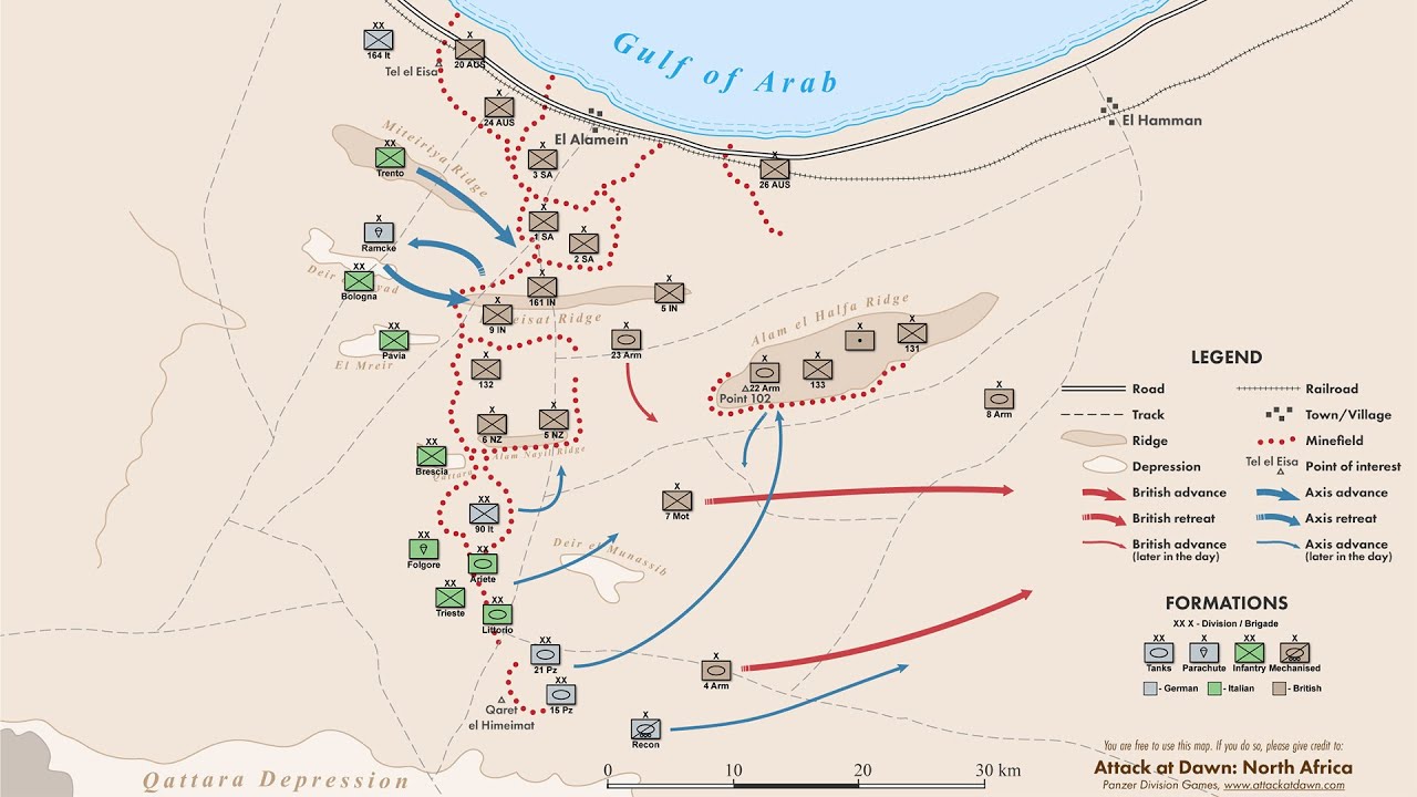 Attack at Dawn: North Africa - Battle of Alam el Halfa (BETA Gameplay)
