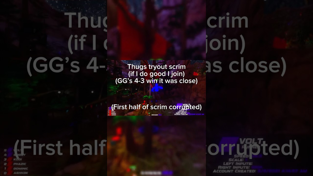 Tryout Scrim Clips #gorillatag #gtag #vr #quest2 #shorts #gorillatagcompetitive