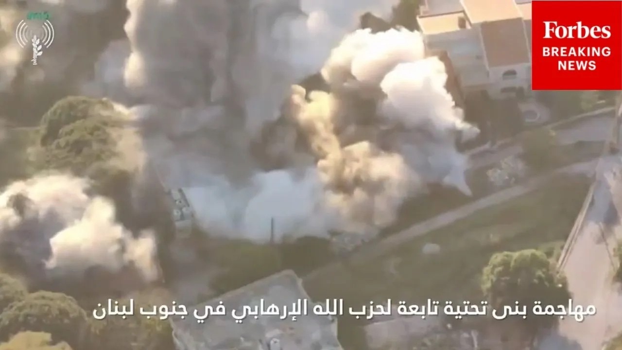 WATCH: Israel Strikes Hezbollah Targets Across Lebanon