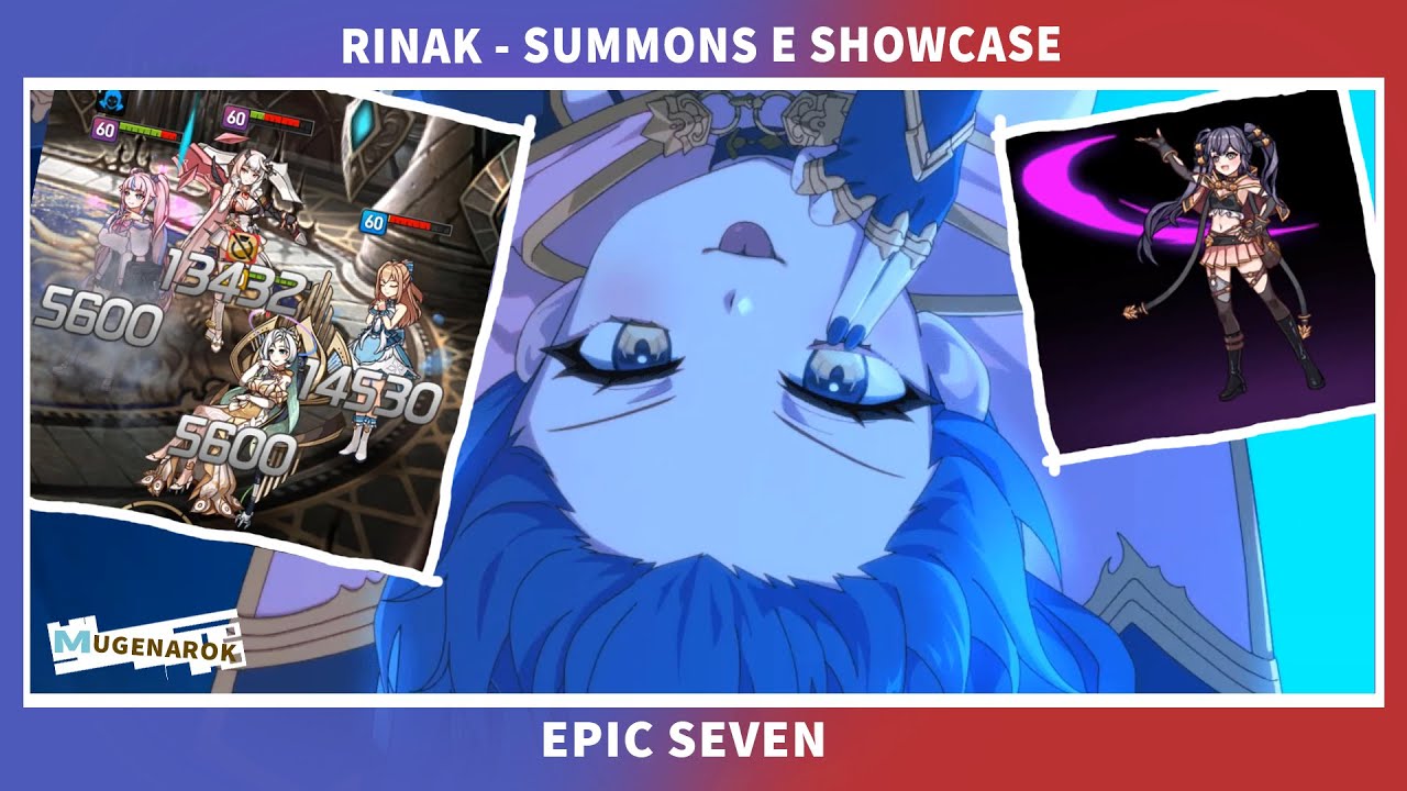 RINAK - SUMMONS E SHOWCASE - EPIC SEVEN - OKAY, PRECISO TESTAR MAIS, PORÉM ACHEI MUITO FORTE E META!